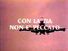 Con la zia non e peccato - italian vintage