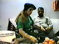 Vintage arab amateur couple make hard homemade anal