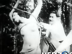 Old movie naked beauties preyed upon in the woods