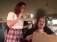 Ron Jeremy and Tweety Valentine - Busdriver Blowjob