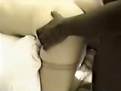 Beloved bimbo with a relishable punaani does some interracial foreplay