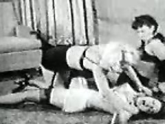 Betty Page - Catfight - Vintage Bondage