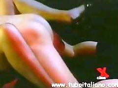 Chubby mature Italian gets hammered in a threesome at the club